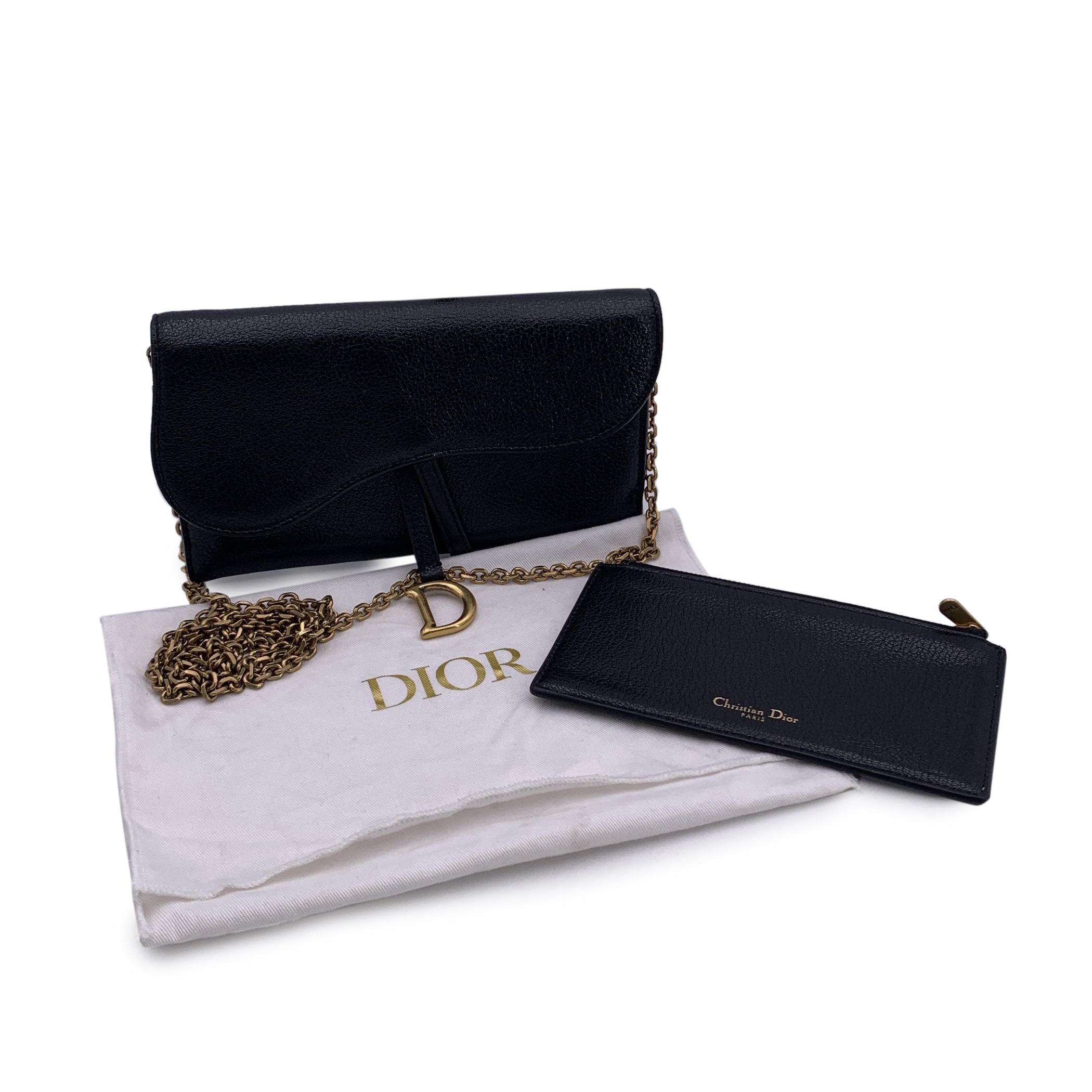 DIOR Wallets Saddle Wallet On Chain