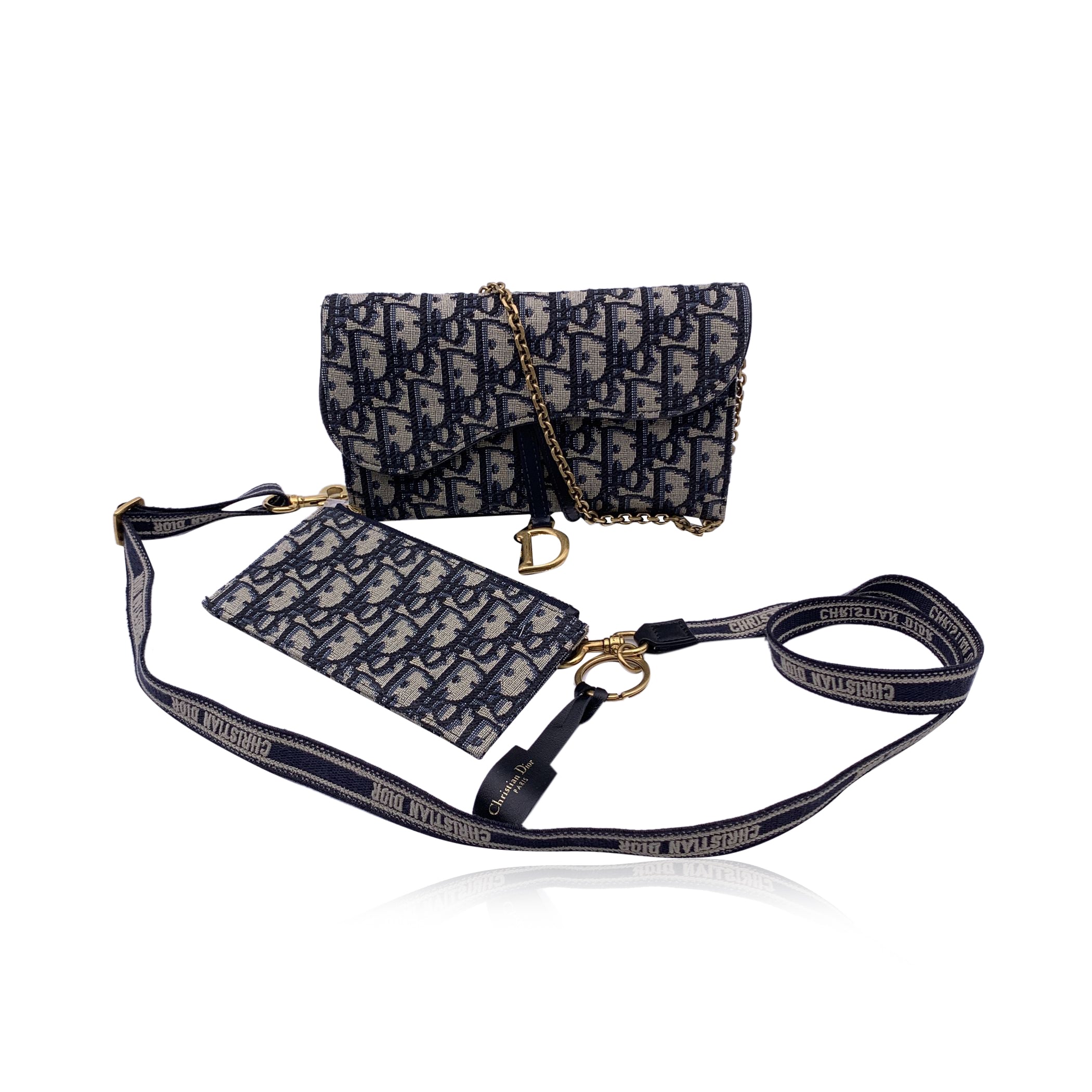 DIOR Crossbody Bags Saddle Wallet On Chain