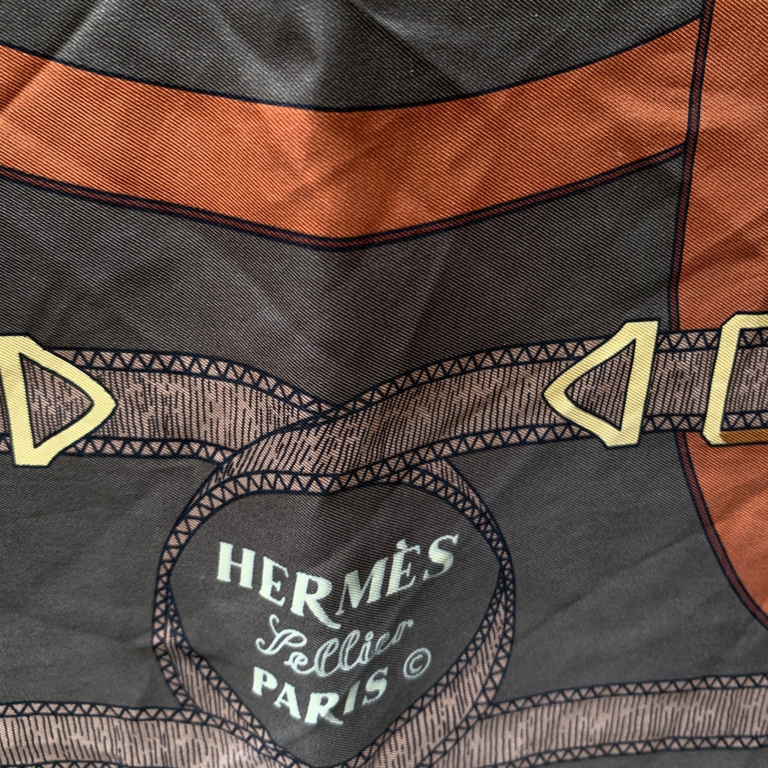 HERMES Scarves Eperon D
Or