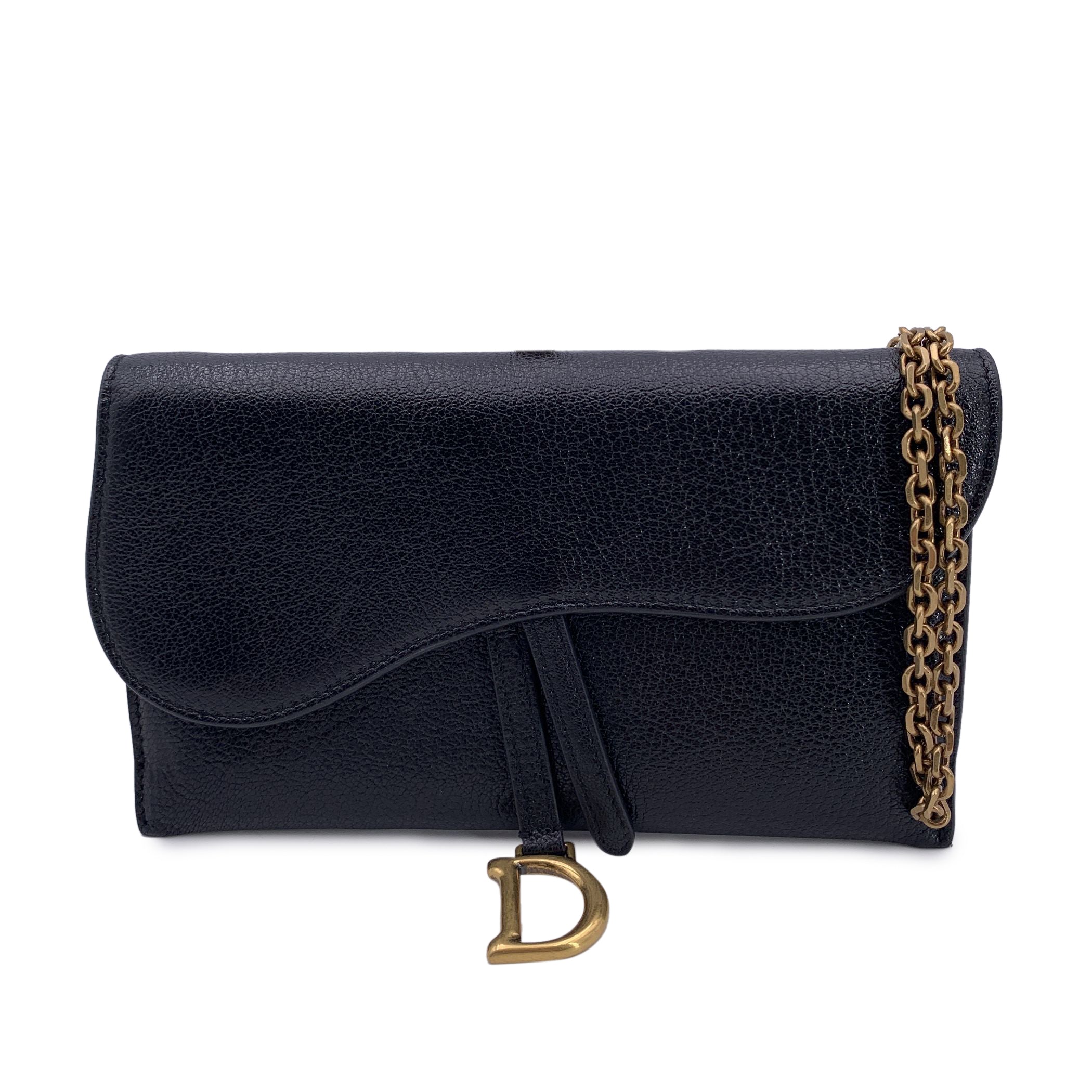 DIOR Wallets Saddle Wallet On Chain