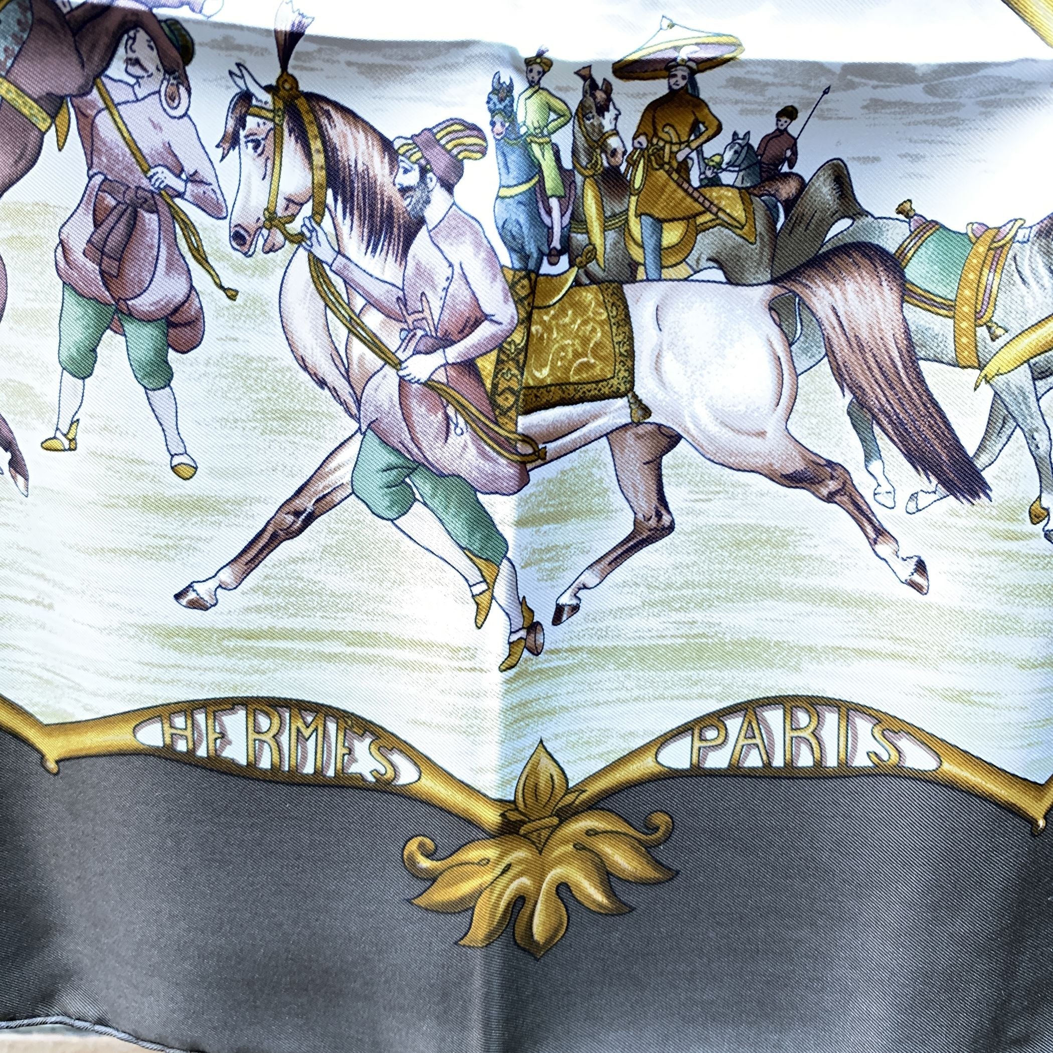 HERMES Scarves Les Chevaux des Moghols