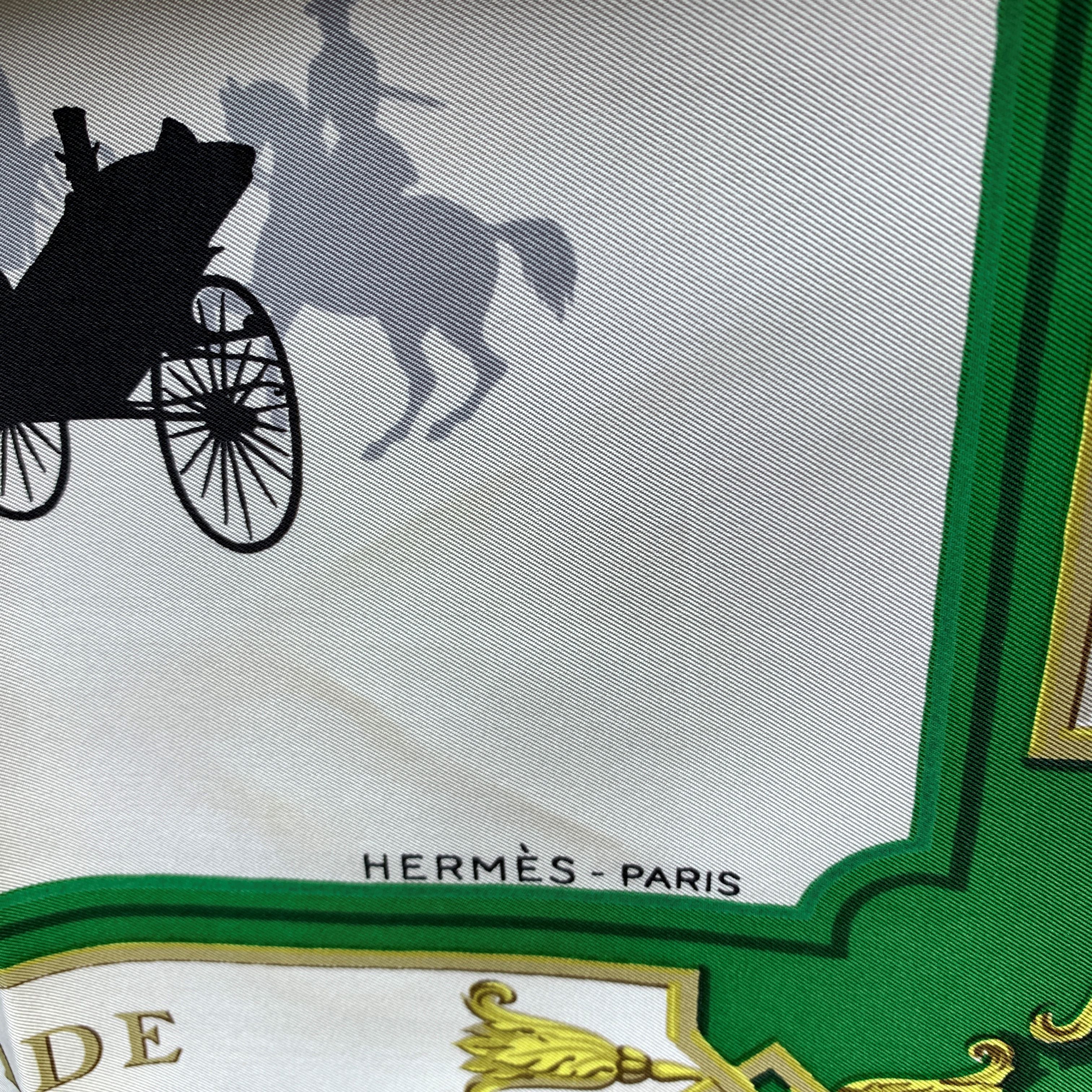 HERMES Scarves Le Bois De Boulogne