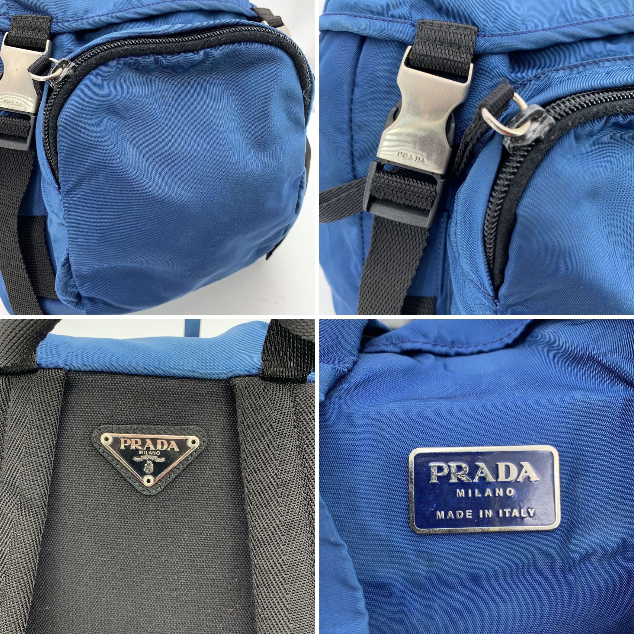 PRADA Backpacks Tessuto